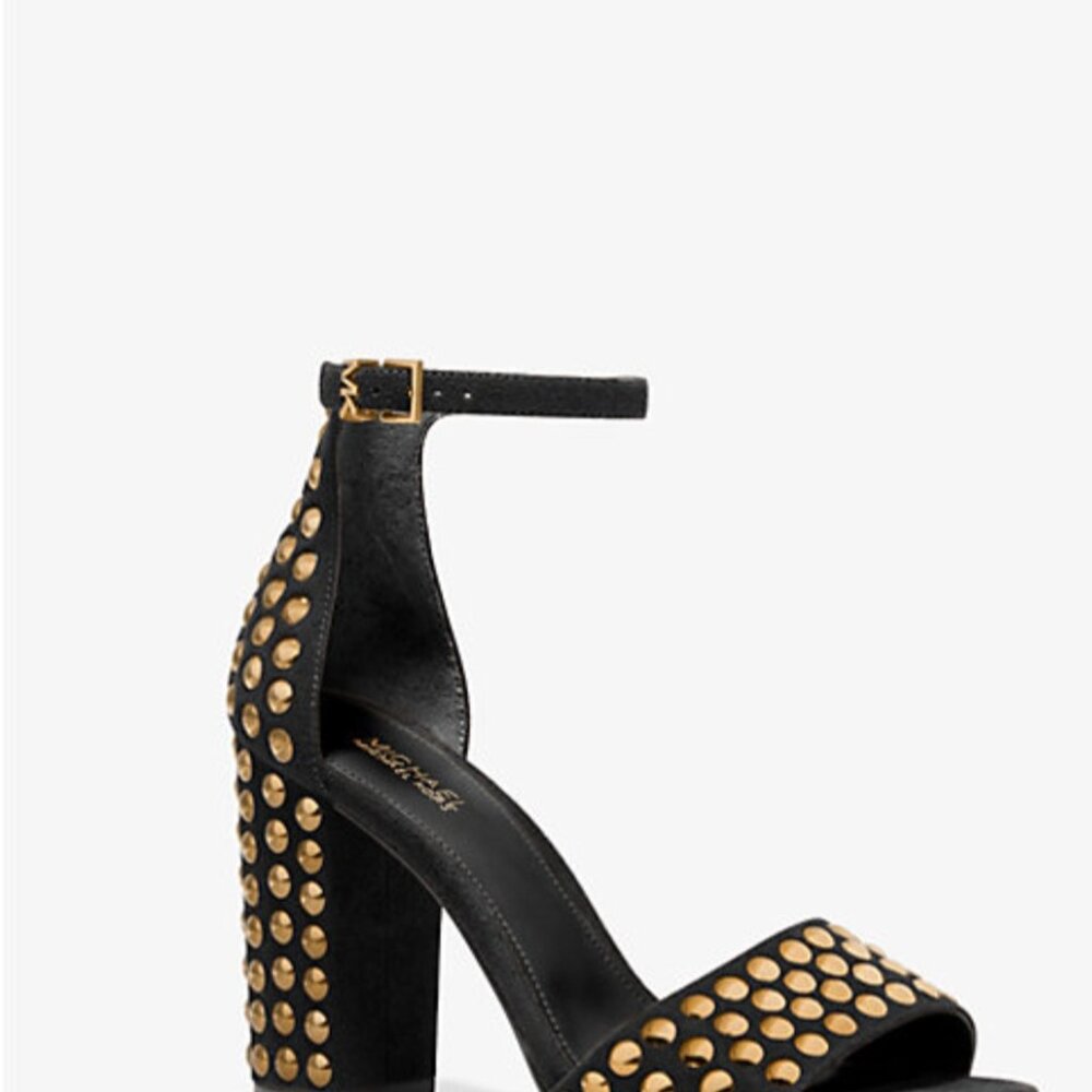 Michael Kors Suede Leela Studded Sandal